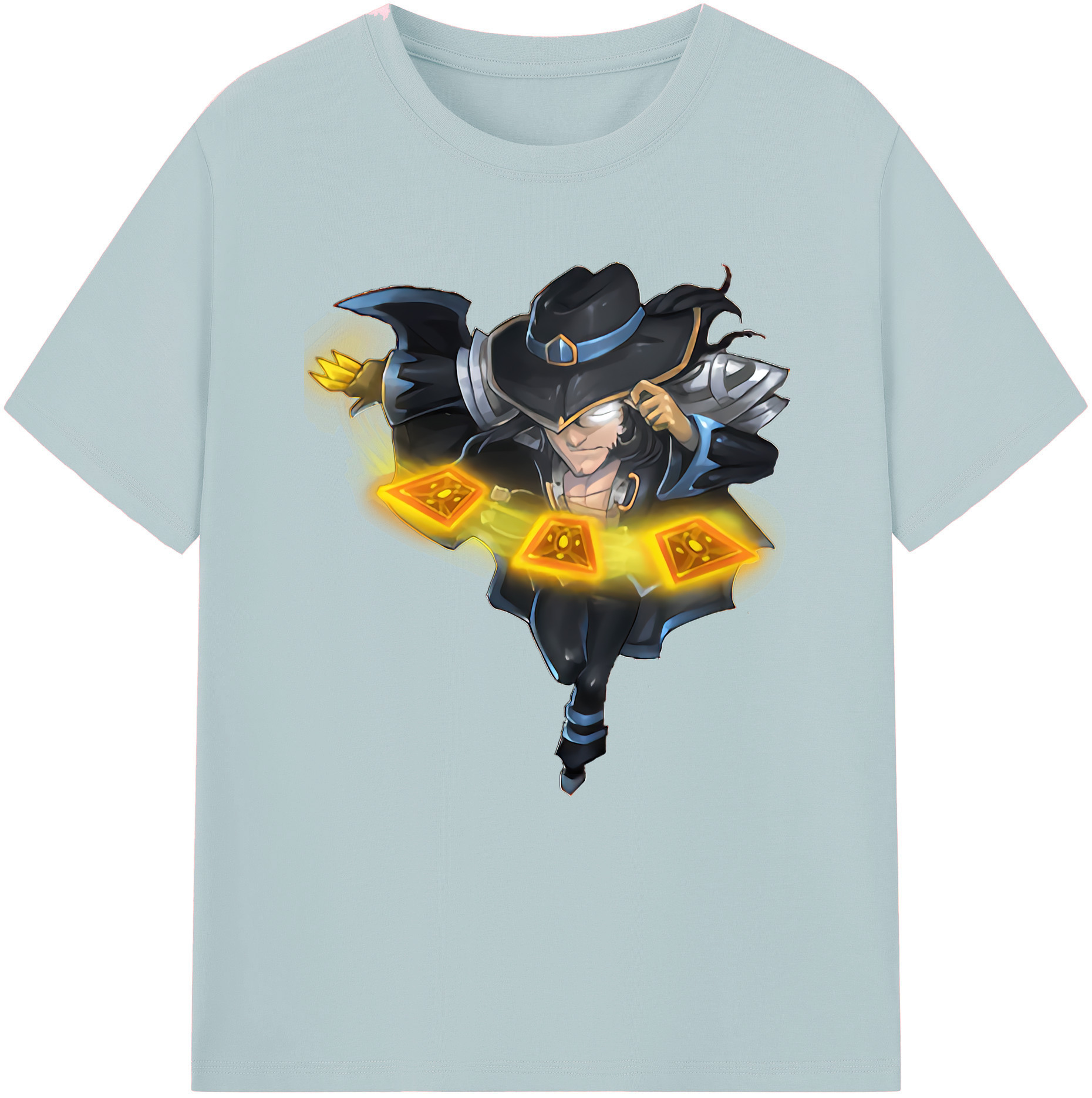 リーグ・オブ・レジェンド League of Legends LOL 綿100％半袖Tシャツ（フロントプリント）